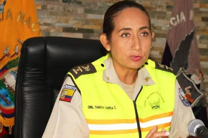 Tannya Varela fue comandante de la Policía Nacional, entre 2021 y 2022.