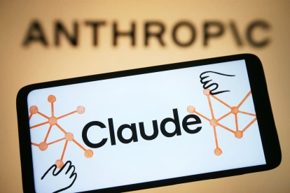 Logotipo de  Anthropic, empresa creadora de Claude.