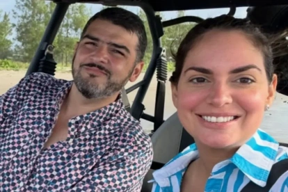Fiorella Icaza lamenta la situación de su esposo, Aquiles Álvarez.