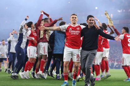 Arsenal se convirtió en campeón de la Premier League previo a una fecha por disputar.