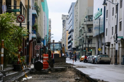 El centro de Guayaquil ha sufrido varios cierres durante los últimos meses.