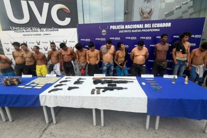 Policía ejecutó 34 operativos en Guayaquil para frenar bandas en zonas críticas