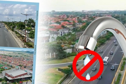 El corte de agua afectará a decenas de urbanizaciones.