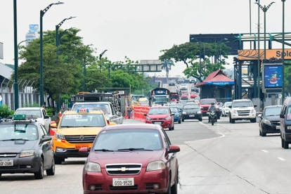 La avenida de Las Américas es una de las vías más transitadas del norte de Guayaquil.