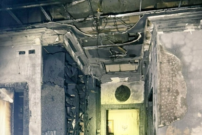 Una vivienda fue afectada en La Puntilla.