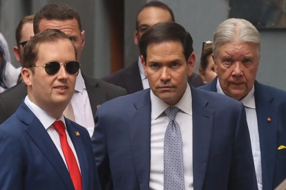 Suceso. El secretario de Estado, Marco Rubio, admite avances.