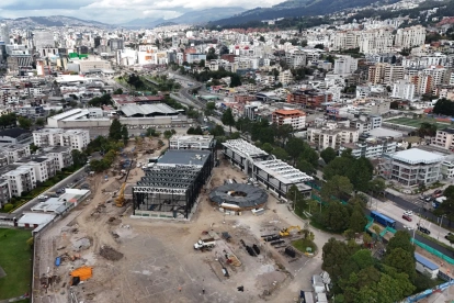 AVANCE. Quitopía alcanza actualmente un 70 % de ejecución en su construcción integral urbana.