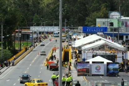 El Puente Rumichaca tiene menos movimiento comercial tras la imposición de aranceles.