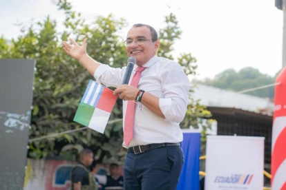 Javier Pincay fue electo alcalde de Portoviejo en 2023.