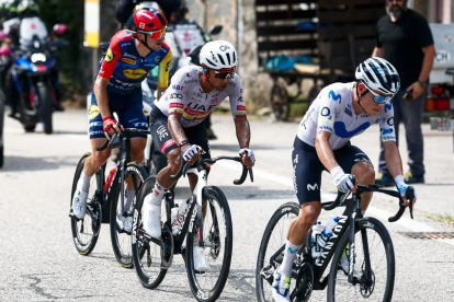 Jhonatan Narváez sumó 12 puntos en la etapa 16 del Giro de Italia 2026.