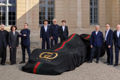 Presentación oficial de la alianza entre Gucci y Alpine F1 Team, que convertirá a la firma italiana en el nuevo patrocinador principal de la escudería francesa a partir de la temporada 2027.
