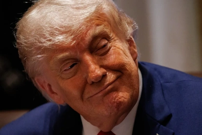 El presidente estadounidense Donald Trump en una reunión de gabinete en la Sala del Gabinete de la Casa Blanca en Washington, DC, EE. UU., el 27 de mayo de 2026.