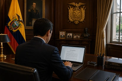 El presidente Daniel Noboa publicó hace pocos días una carta pública sobre temas sensibles.