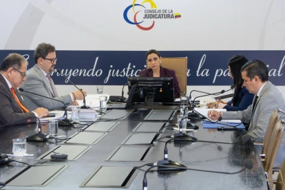 Mercedes Caicedo preside el Consejo de la Judicatura.