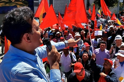 Unidad Popular organizó una marcha el 27 de mayo de 2026 en rechazo de su cancelación del registro de organizaciones políticas.