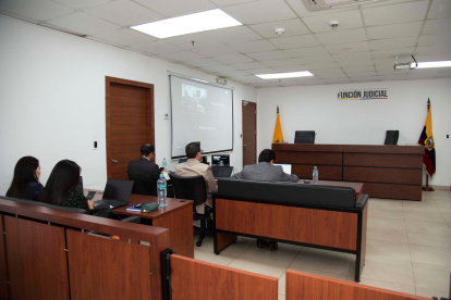La audiencia de vinculación se lleva adelante en el Complejo Judicial Norte de Quito.