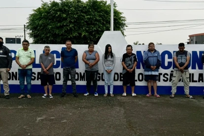 Caso Atenea dejó ocho detenidos por robos en buses de Santo Domingo y Los Ríos.