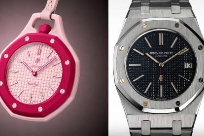 La misma marca acaba de lanzar un reloj de plástico en colaboración con Swatch.