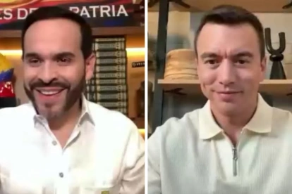 El presidente de Ecuador, Daniel Noboa, se reunión con Abelardo de la Espriella, candidato a la Presidencia de Colombia.