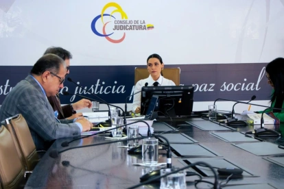 Mercedes Caicedo preside el Consejo de la Judicatura.