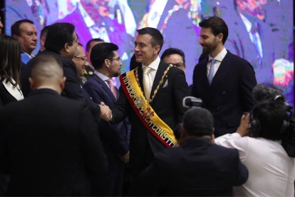 El presidente Daniel Noboa rindió cuentas al país el 24 de mayo de 2026.