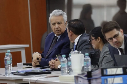 El expresidente Lenín Moreno regresó a Ecuador para el juicio del caso Sinohydro.