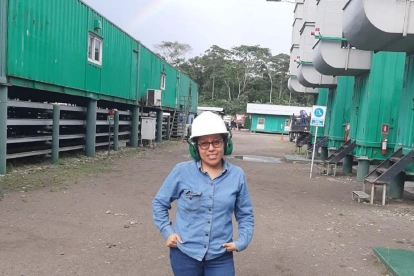 Gabriela Toazo, ingeniera de Celec-Termopichincha, asegura que su participación en los contratos a Progen fue exclusivamente técnica. Hoy enfrenta una orden de prisión preventiva.