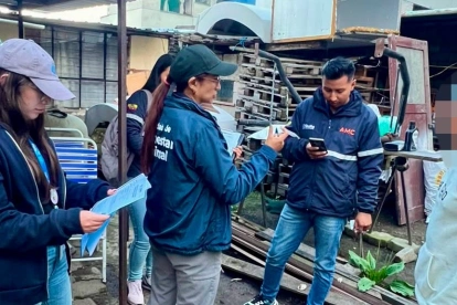 Personal de la UBA llegó hasta el predio en el sur de Quito. Había dos perros más.
