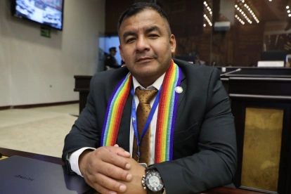 José Nango es uno de los asambleístas que fueron expulsados de Pachakutik por tener votaciones junto al oficialismo en la Asamblea Nacional.