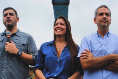 Aquiles Álvarez, Raúl Chávez y Tatiana Coronel llegaron a la Alcaldía bajo la bandera de RC5. Después fomentarían la militancia al partido RETO.