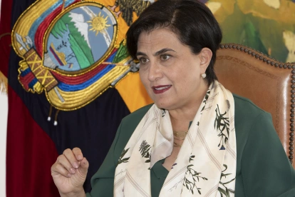 Gabriela Sommerfeld es la actual Ministra de Relaciones Exteriores y Movilidad Humana.