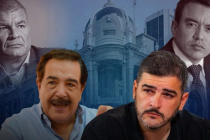 Referencial.El presidente Daniel Noboa y el alcalde Aquiles Álvarez, en medio de tensiones políticas que reavivan el debate sobre centralismo y autonomía local.