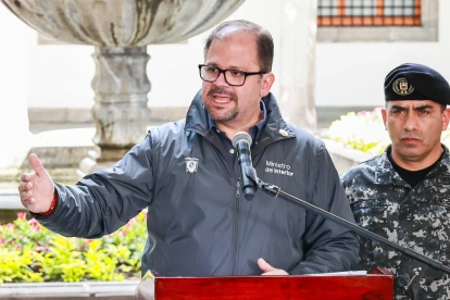 John Reimberg, ministro del Interior.