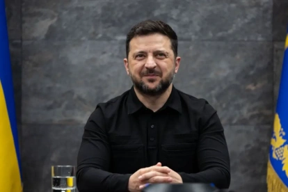 Imagen tomada de la cuenta de X del presidente ucraniano, Volodymyr Zelensky.