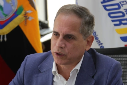 Juan Carlos Blum, ministro de Ambiente y Energía en Ecuador en 2026.