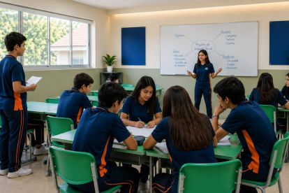 El trabajo colaborativo, los consejos estudiantiles y las actividades extracurriculares permiten que los estudiantes practiquen el liderazgo desde edades tempranas.
