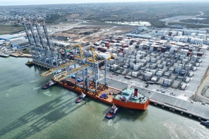 El Puerto de Aguas Profundas de Posorja (DP World), por su parte, ha invertido más de $140 millones en la expansión de su muelle principal a 700 metros