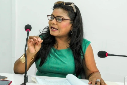Laura Yagual es la alcaldesa subrogante de Esmeraldas, tras la detención de Vicko Villacís.