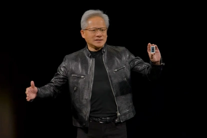 Jensen Huang, CEO de NVIDIA durante la presentación del RTX Spark en Computex Taiwán 2026