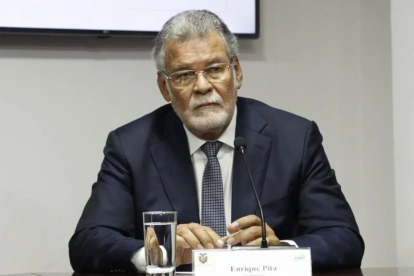 Enrique Pita es presidente del CNE subrogante, hasta que Diana Atamaint regrese de su viaje.