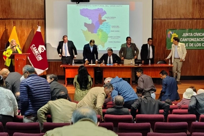 La propuesta Gran Quito se presentó el 4 de junio de 2026 en el auditorio de la Camicon.