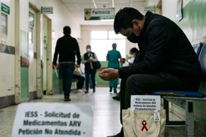 Imagen simbólica de pacientes que viven con VIH que no reciben los antirretrovirales en hospitales de Ecuador.