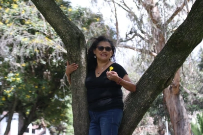 Maytté Gavilanes tiene 54 años y hace 10 empezó su lucha. Acaba de formar el colectivo de Defensa del Arbolado Urbano en Quito.