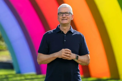 Tim Cook, CEO de Apple quien dirigirá el evento por última vez