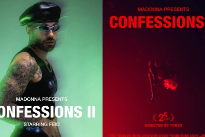 El cantante colombiano Feid, para la promoción del corto 'Confession II'