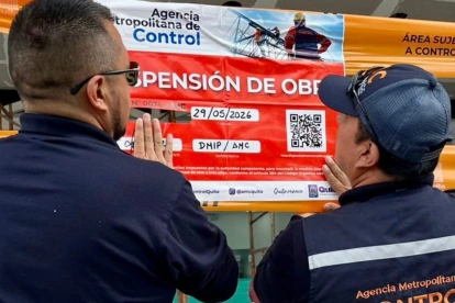 Foto referencial de un operativo de la Agencia Metropolitana de Control (AMC), en Quito.