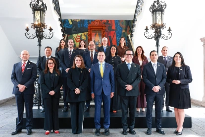 Después de la reducción de ministerios, el presidente Daniel Noboa presentó a su gabinete de ministros.