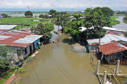 Las lluvias, en inviernos anteriores, han afectado a varios recintos de Guayas y Los Ríos.