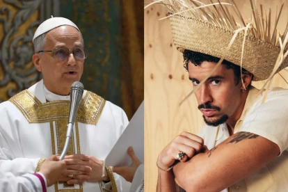 León XIV y Bad Bunny coincidieron este fin de semana en España