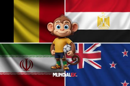 Bélgica, Egipto, Irán y Nueva Zelanda conforman el Grupo G del Mundial 2026. Siga la cobertura en MundialEX.